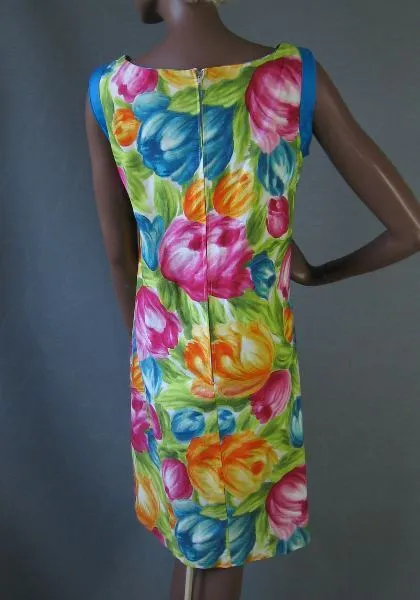 50s Sundress Vintage Curvy Sexy 60s Women's  Summer Dress L/XL VFG