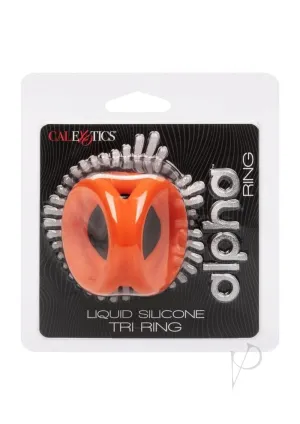 Alpha Liquid Silicone Tri Ring Orn