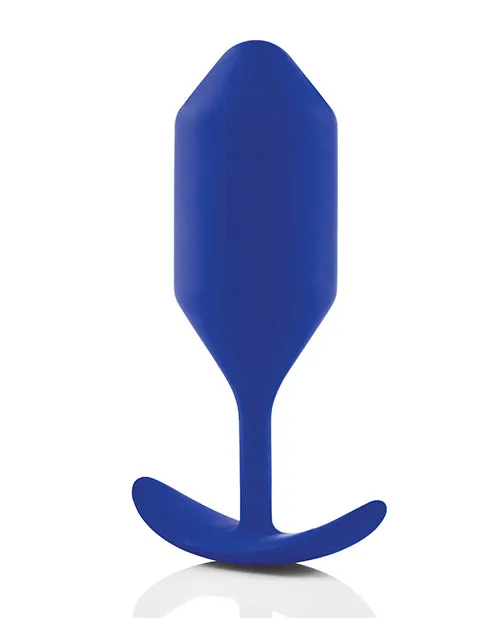b-Vibe Weighted Snug Plug 4 - 256g - Navy