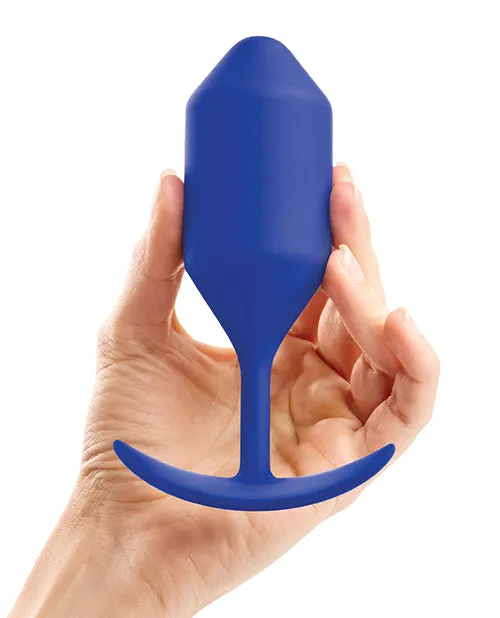 b-Vibe Weighted Snug Plug 4 - 256g - Navy