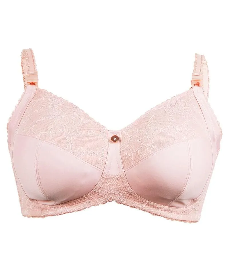 Cake Maternity Tea Wire-Free Soft Cup Nursing Bra -  Blush