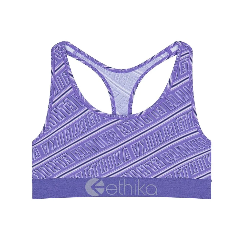 Ethika Candy Stripe Girls Sports Bra