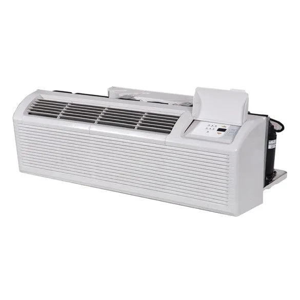 Klimaire PTAC 9,000 Btu Air Conditioner Heat Pump with 3.5kW Heater - 208-230V - 20A