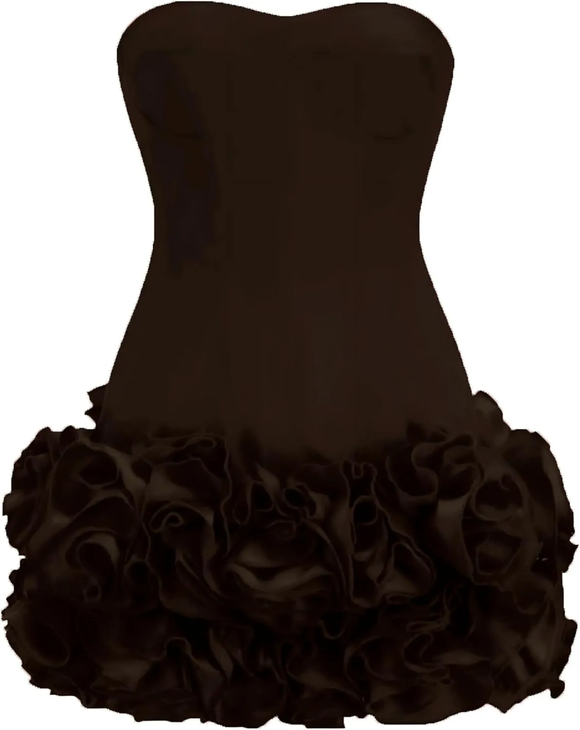 Layered Ruffle Edge Cocktail Party Dresses Sexy Strapless Homecoming Dresses Off Shoulder Satin Bodycon Mini Dresses