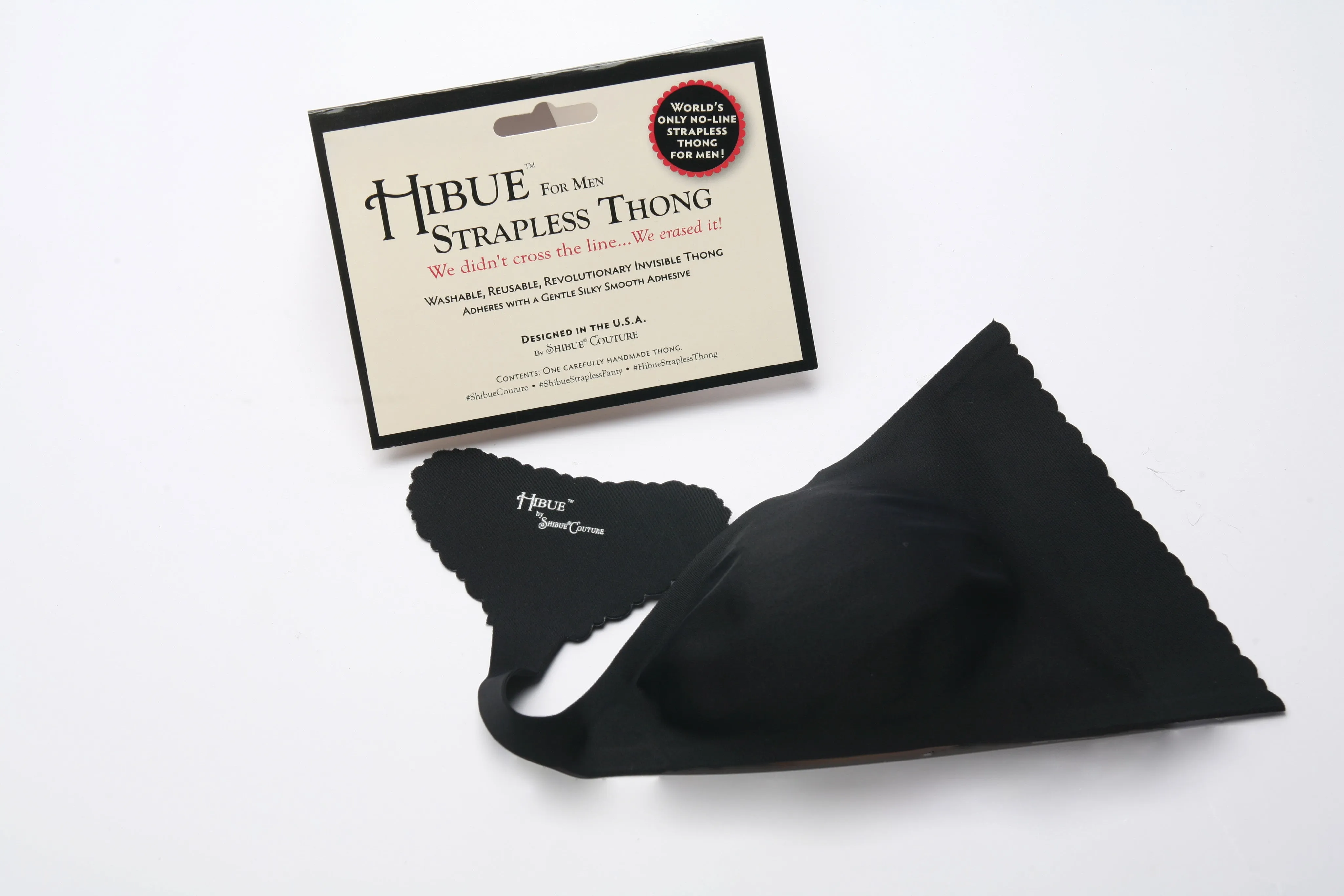 No-Line Classic Mens Hibue Strapless Thong