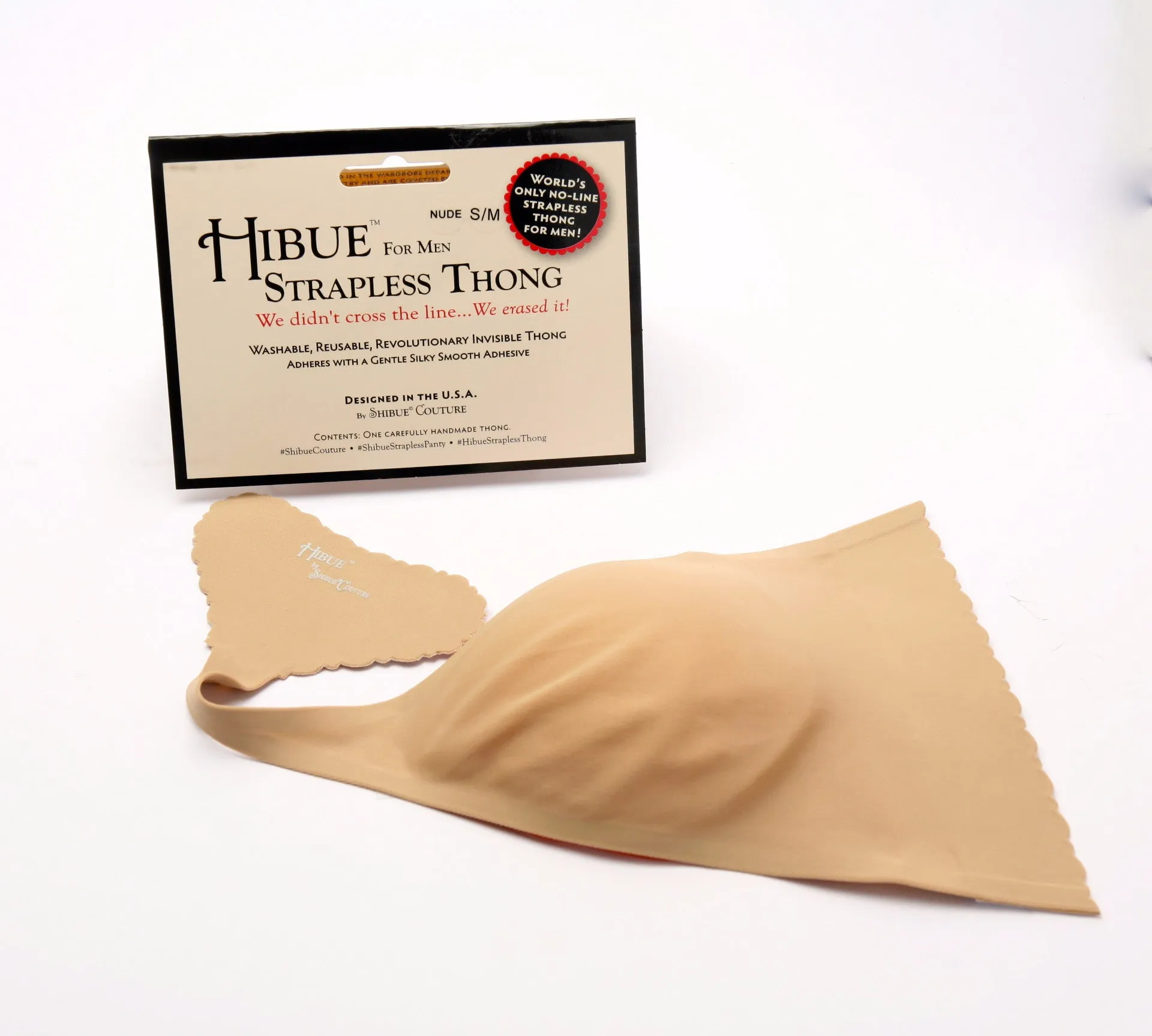 No-Line Classic Mens Hibue Strapless Thong