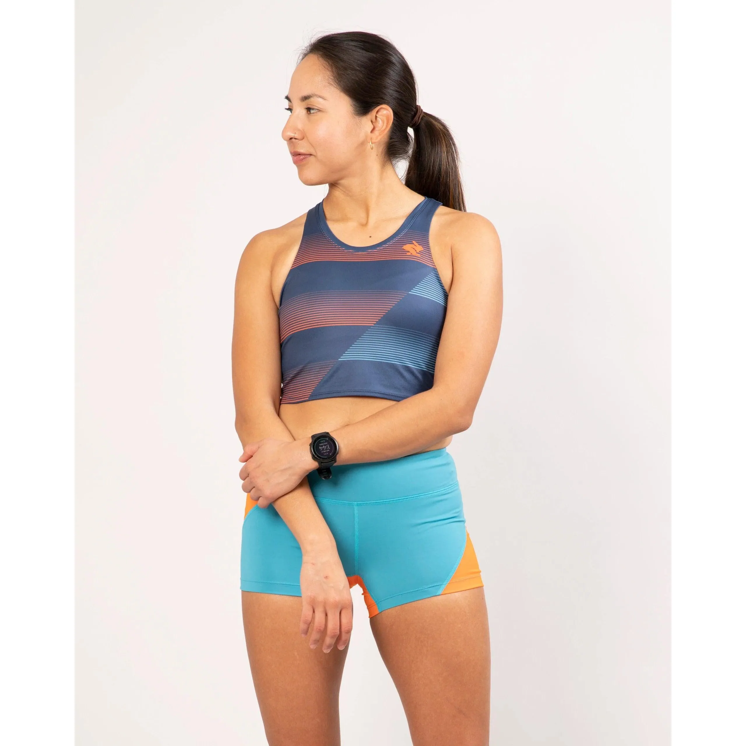 rabbit Women’s Crop Hop Built-In Pro Sports Bra