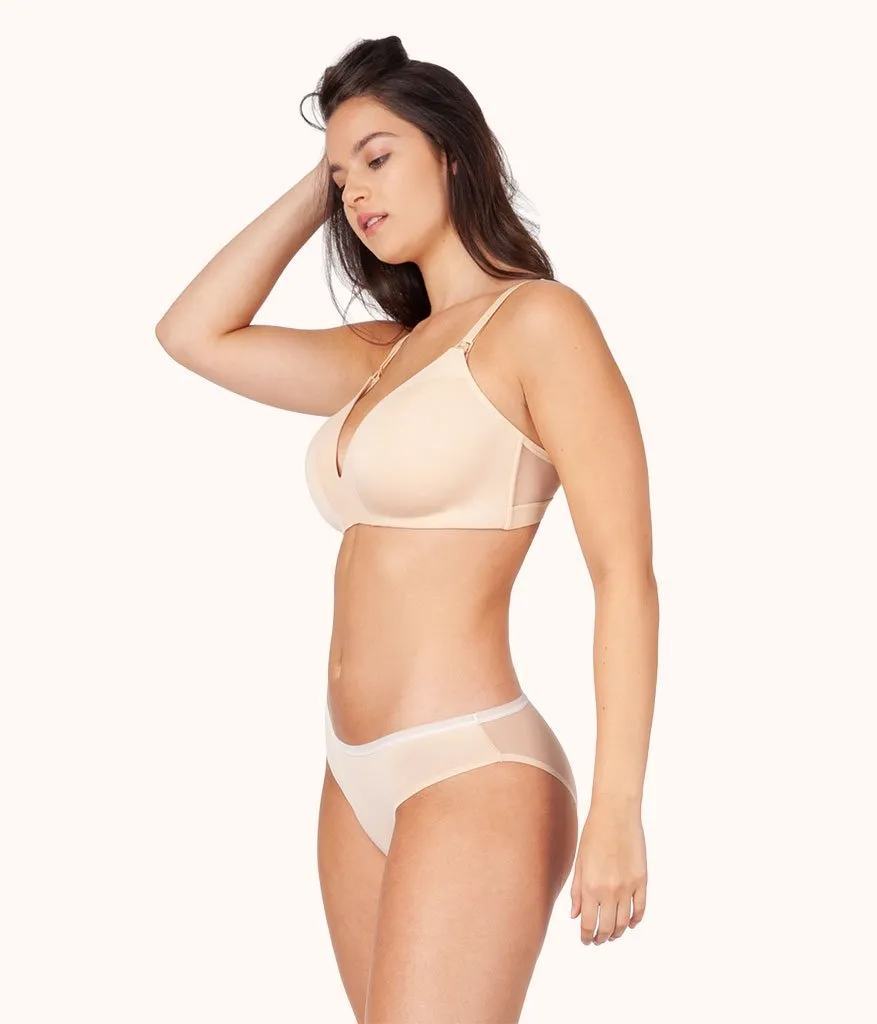 The No-Wire Maternity Bra: Toasted Almond