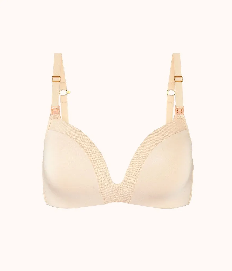 The No-Wire Maternity Bra: Toasted Almond